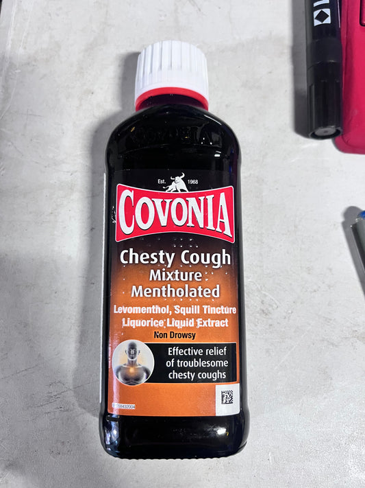 Covonia chesty cough mixture mentholated